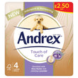 Andrex Touch of Care Toilet Tissue 4Rolls