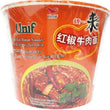 Unif  Bowl Artificial Stewed Pork Instant Noodle 统一 红椒牛肉面 110g