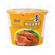 Unif Bowl Instant Noodle- Artificial Stewed Pork Chop Flavour 统一碗110G方便面统一袋装精炖排骨面炖猪排味面碗